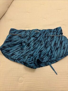 Adidas by Stella McCartney Teal and Navy Athletic Shorts